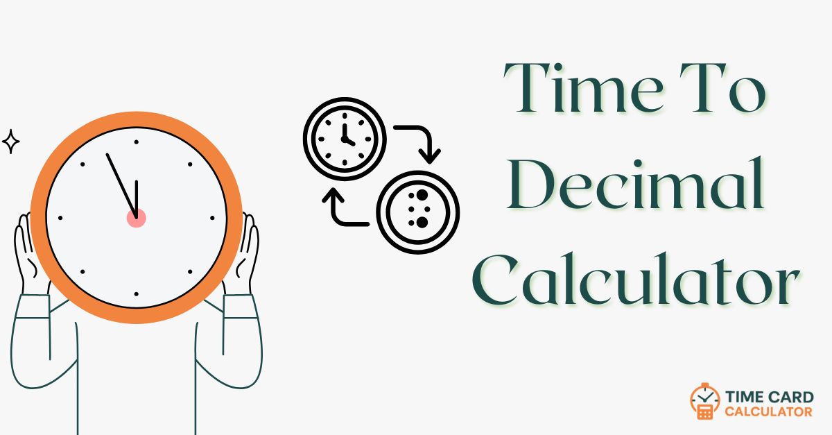 Time to Decimal Calculator – Convert Hours to Decimal Fast